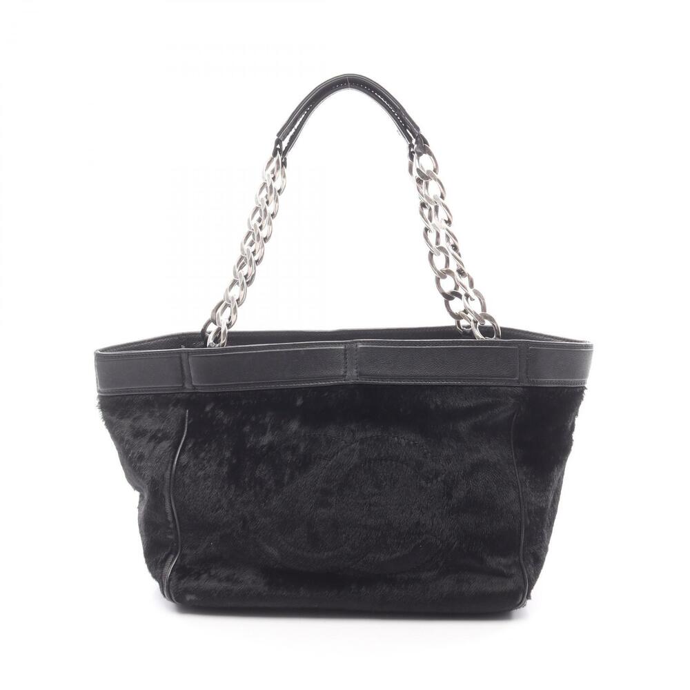 Chanel tote bag leather black - Picture 1 of 8